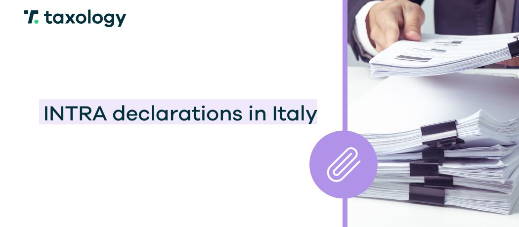 INTRA declarations in Italy